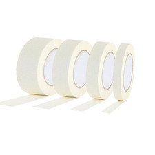 4 Rolls White Masking Tape 2 1 3/4 1/4 Inch Wide, Multi Size Assorted General Pu