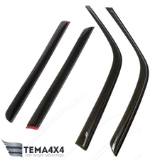 Tape-on Windows Visors Deflector Sun Rain Guard for Subaru Forester SF 1997-2002