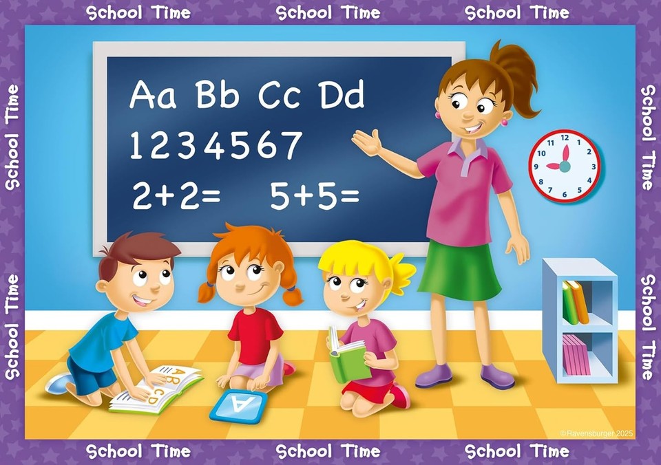 Time Jigsaw Ravensburger What's The Time - My First Jigsaw Puzzles for Kids Age 2 ...