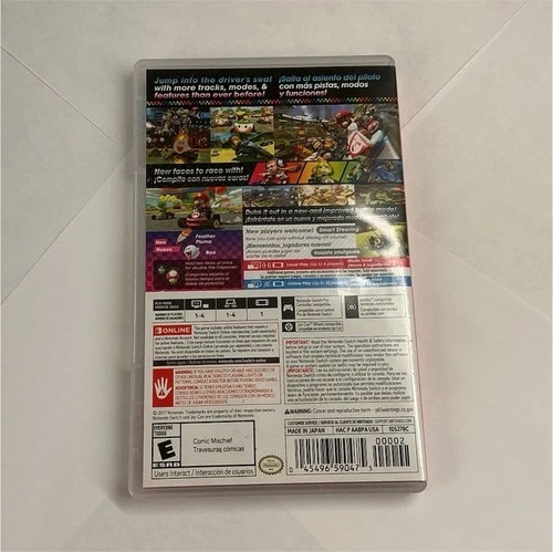 Nintendo Mario Kart 8 Deluxe Nintendo Switch Online Play with Original Case