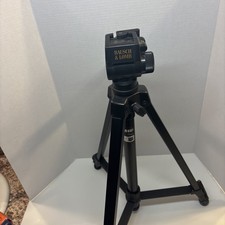 BAUSCH  LOMB CAMERA TRIPOD MODEL NO. 684010.  BUBBLE LEVEL