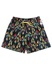 Club room Large Swim Shorts Beach Surf navy Multicolour Sail Boats vacation