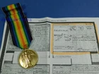 WW1 World War One British Military Victory Medal 2634 DVR H Driffield RE Commis
