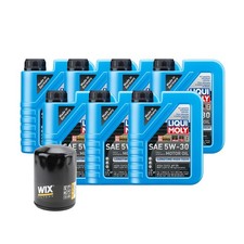 7L Liqui Moly Longtime High Tech 5W-30 Wix Engine Oil Change Kit for XK8 XKR V8