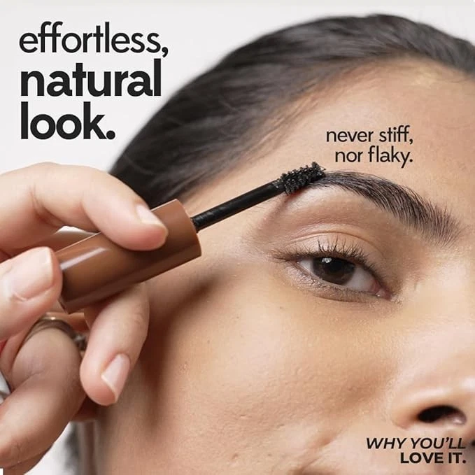 Ruby's Organics Dark Brown Tinted Eyebrow Gel with Castor Oil - Waterproof & Smu - Image 4 of 4
