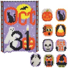 Herrschners  Oct 31st  Haunted Halloween, Set of 2 Pony Bead Kit