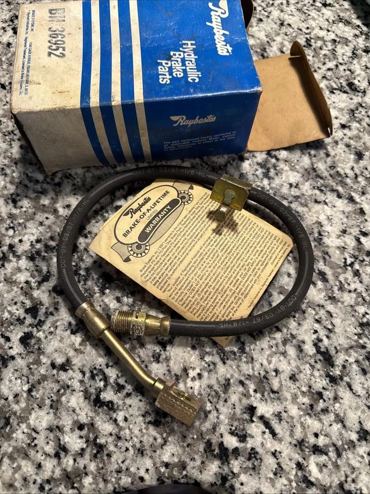 Manguera de freno delantera izquierda Raybestos BH36952 para camioneta Chevrolet GMC 1979-1981 Foto 3 de 4