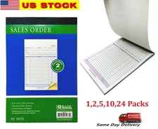 Sales Book Order Receipt Invoice Carbonless Copy 50 Set books 5.5"x8.5"
