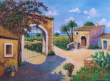 Quadri dipinti di paesaggi e marine . Olio 80 x 60 cm