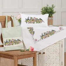 Craftways® Blue Finches Set Counted Cross-Stitch Kit