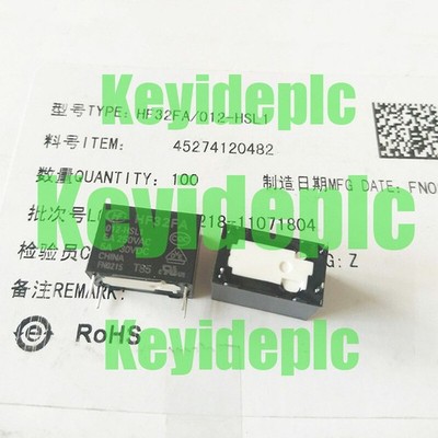 1pc HONGFA HF32FA-012-HSL1 Power Relay 12VDC 4Pin 5A 250VAC New