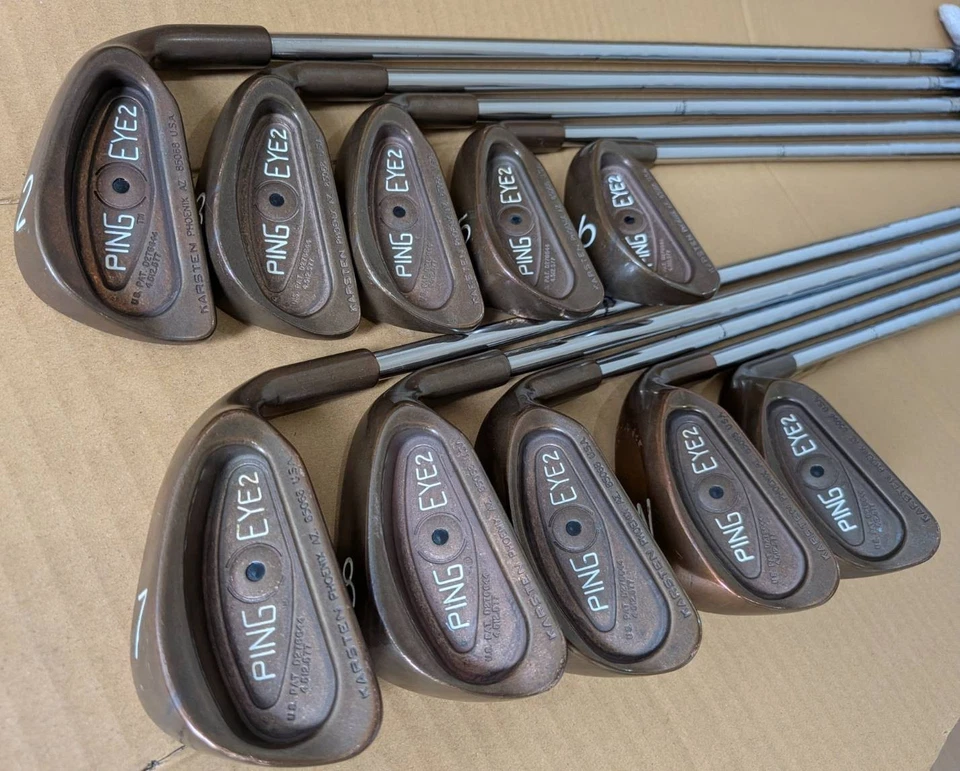 Ping EYE2 Beryllium Copper Black Dot Iron Set #2-9,S,W(10Clubs) /Micro Taper - Image 3 of 4