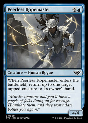 MtG Outlaws Of Thunder Junction Peerless Ropemaster - C 0060 Englisch NM 