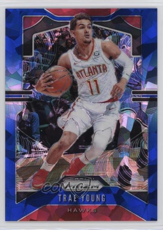2019-20 Panini Prizm Blue Ice Prizm /99 Trae Young #31