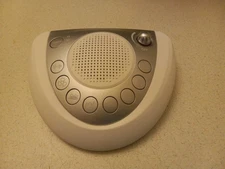 Sleep 8 Sound Therapy System White Noise Machine Timer Adjustable Volume WORKS