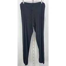BLEUSALT Malibu Pull On Drawstring Jogger Pants Lounge Casual Black 1X Plus 5