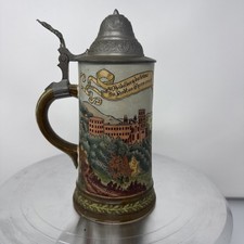 Vintage Antique Hauber & Reuther (HR) Beer Stein