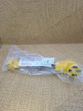 Facon RV Power Cord Adaptor 30A Male To 50A Female 12" 10AWG 3 Cord Heavy Duty