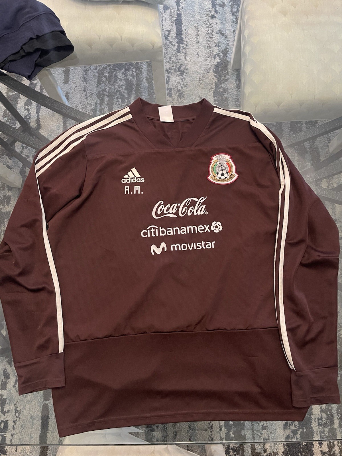 Adidas Mexico Training Top World Cup 2018-19 XL Utileria