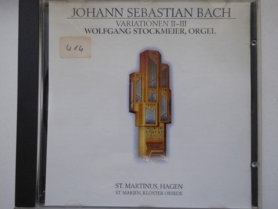 JOHANN SEBASTIAN BACH variationen ii-iii EX/VG (CD Album, Classical, Sonata)