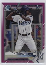 2021 Bowman Chrome Prospects Fuchsia Refractor /199 Jhonny Piron #BCP-239 04lp