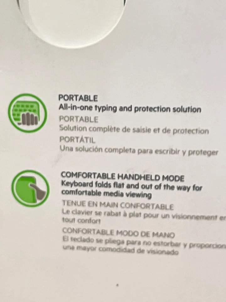 Belkin QODE Universal Bluetooth Wireless Portable Keyboard Case 7"& 8"Tablet NEW - Image 3 of 4