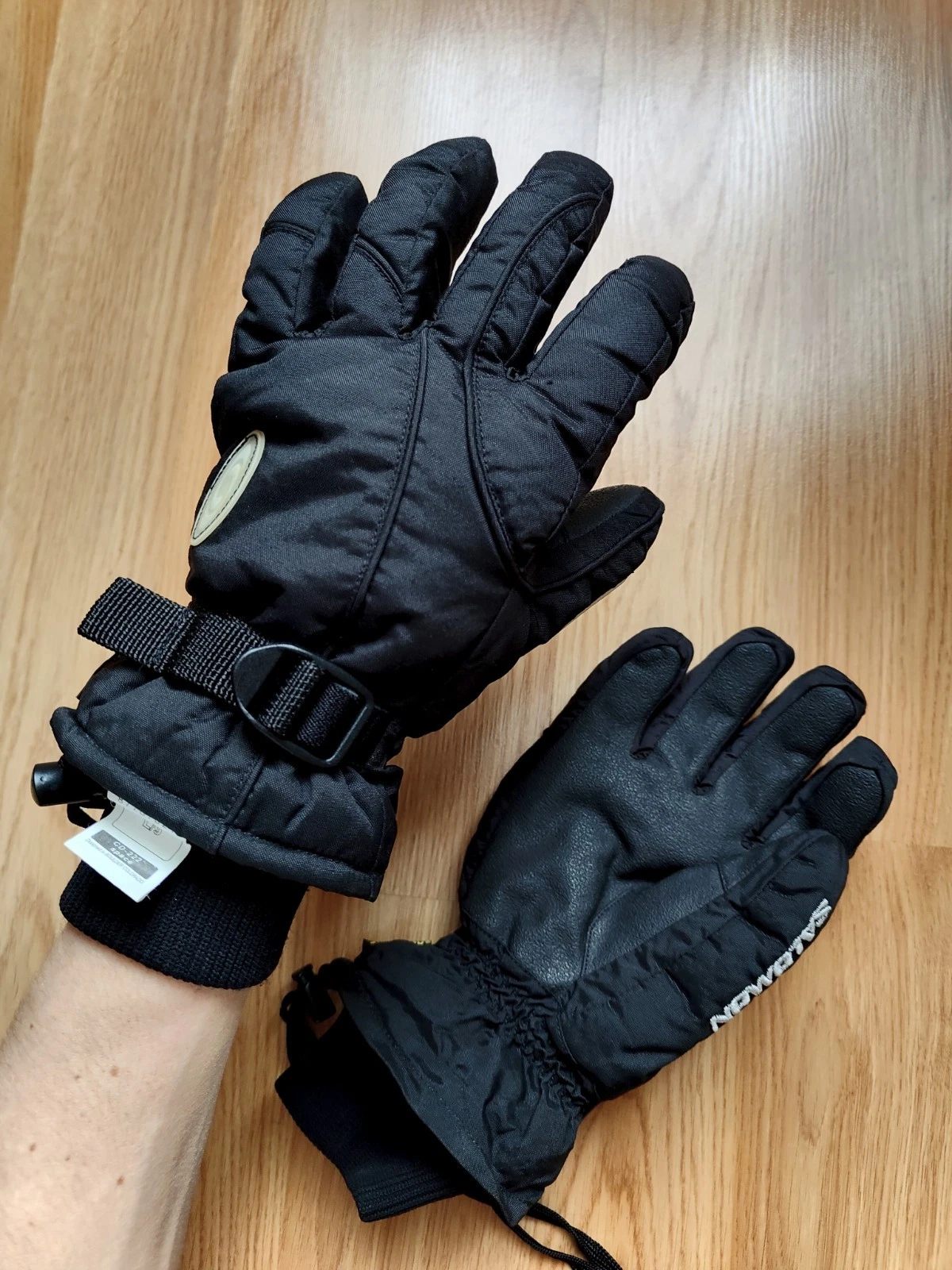 Vintage Salomon Winter Ski Gloves Y2K Gorpcore Techwear Outdoor Mountain Snow L