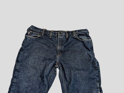 Jeans uomo Carhartt denim ignifugo 46/32 HRV 3 foderati OTTIME CONDIZIONI - Foto 4 di 8
