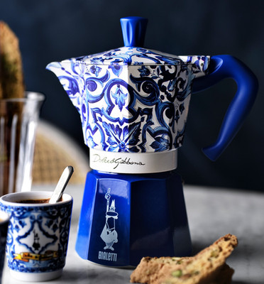 Bialetti Moka 3-cup espresso maker by Dolce & Gabbana - brand new in box!