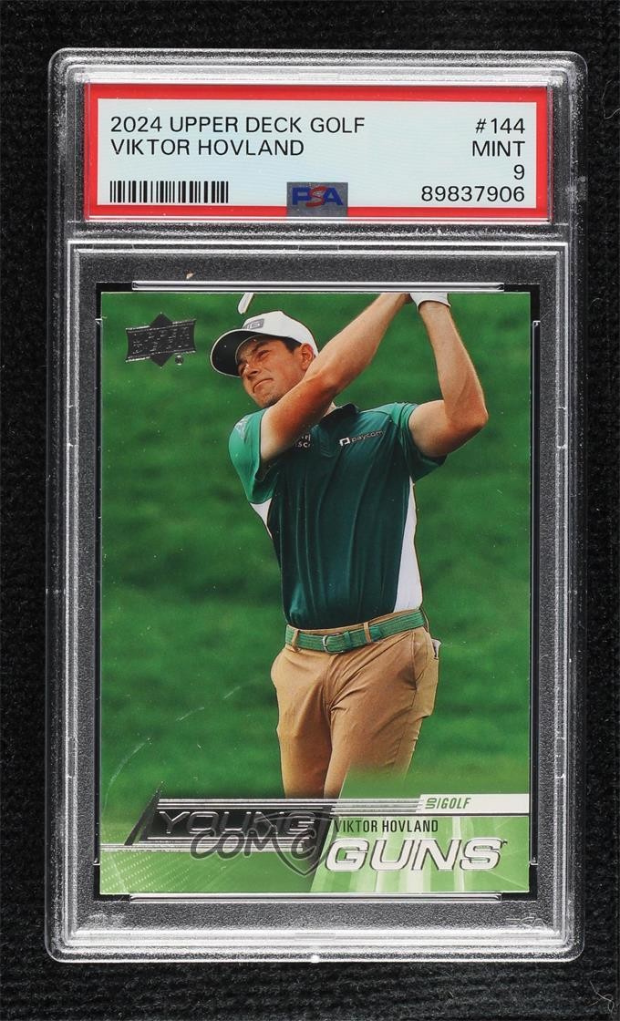 2024 Upper Deck Young Guns Viktor Hovland #144 PSA 9 MINT 0lv3