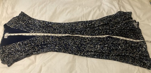 Jigsaw Navy Khaki Patterned Short Sleeve Stretchy Fully Lined Summer Dress UK XS - Picture 13 of 16
