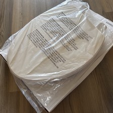 Elongated Antimicrobial Soft Close Toilet Seat White quiet-close toilet seats