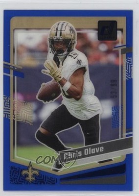 2023 Panini Clearly Donruss Blue 53/99 Chris Olave #35 1o4j