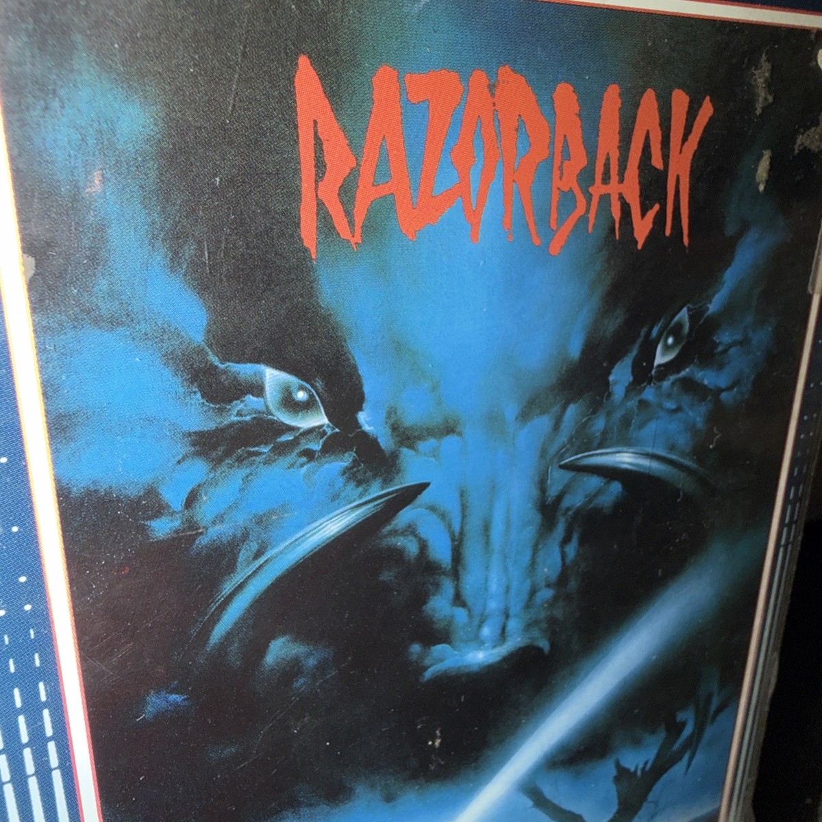 RAZORBACK (VHS) Clamshell Warner Home Video 80'S HORROR