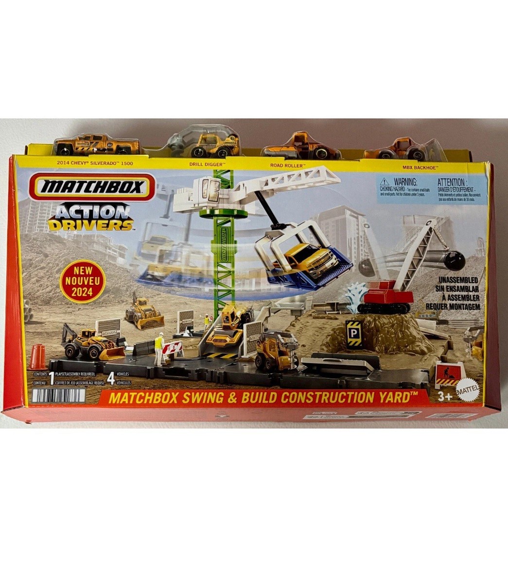 Matchbox 2024 Action Drivers Swing & Build Construction Yard
