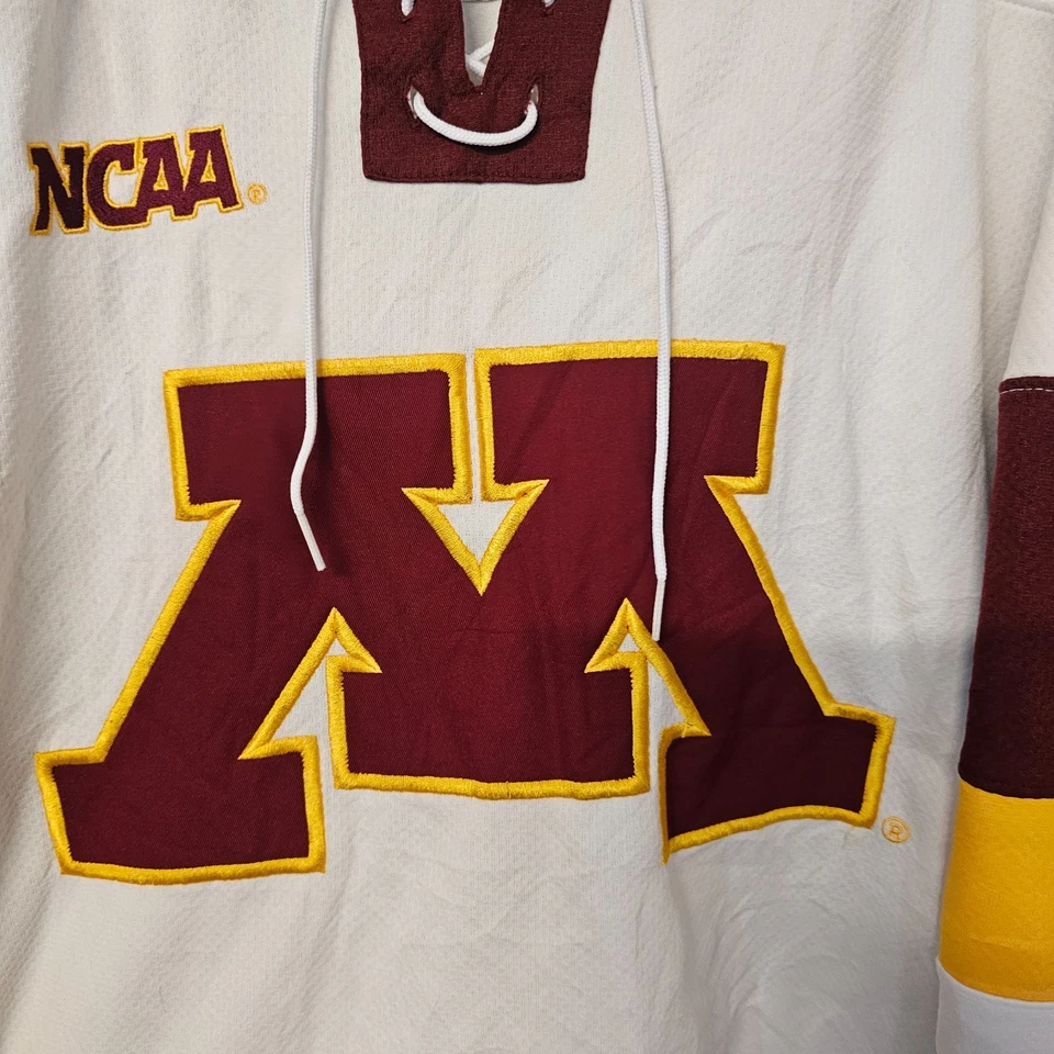 VTG Zephyr NCAA University of Minnesota Golden Gophers Hockey Jersey Youth XL - Image 2 of 4