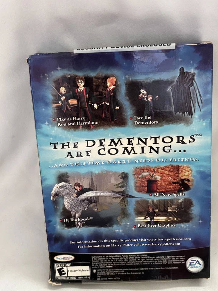 Harry Potter and the Prisoner of Azkaban Big Box PC-CD EA Sports Complete NOS - Image 2 of 2