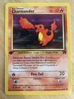 Pokémon Charmander 50/82 Team Rocket 1st Edition Common WOTC English LP