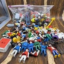 Vintage Playmobil Figures And Accessories Lot