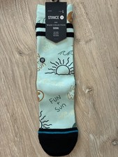 Stance Kids Dwayne Wade Collection Fun Sun Wave Casual Socks Size Large Youth