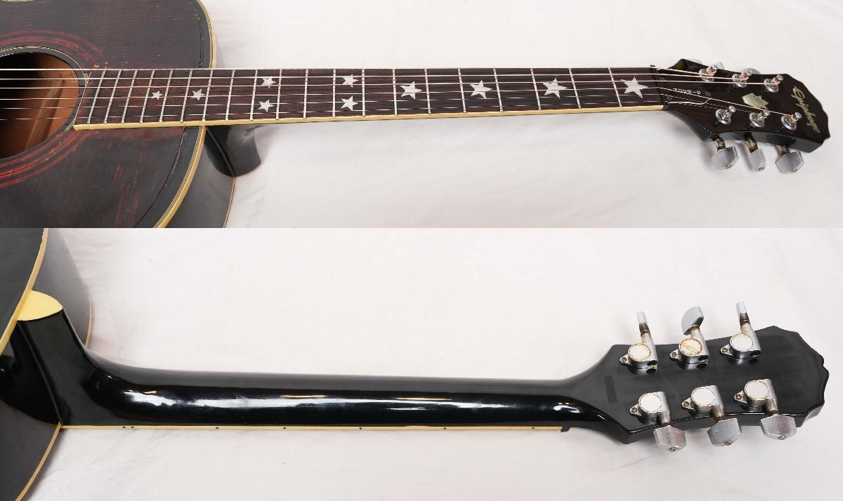 Acoustic Guitar Epiphone by Gibson SQ-180 BLK Black 1994