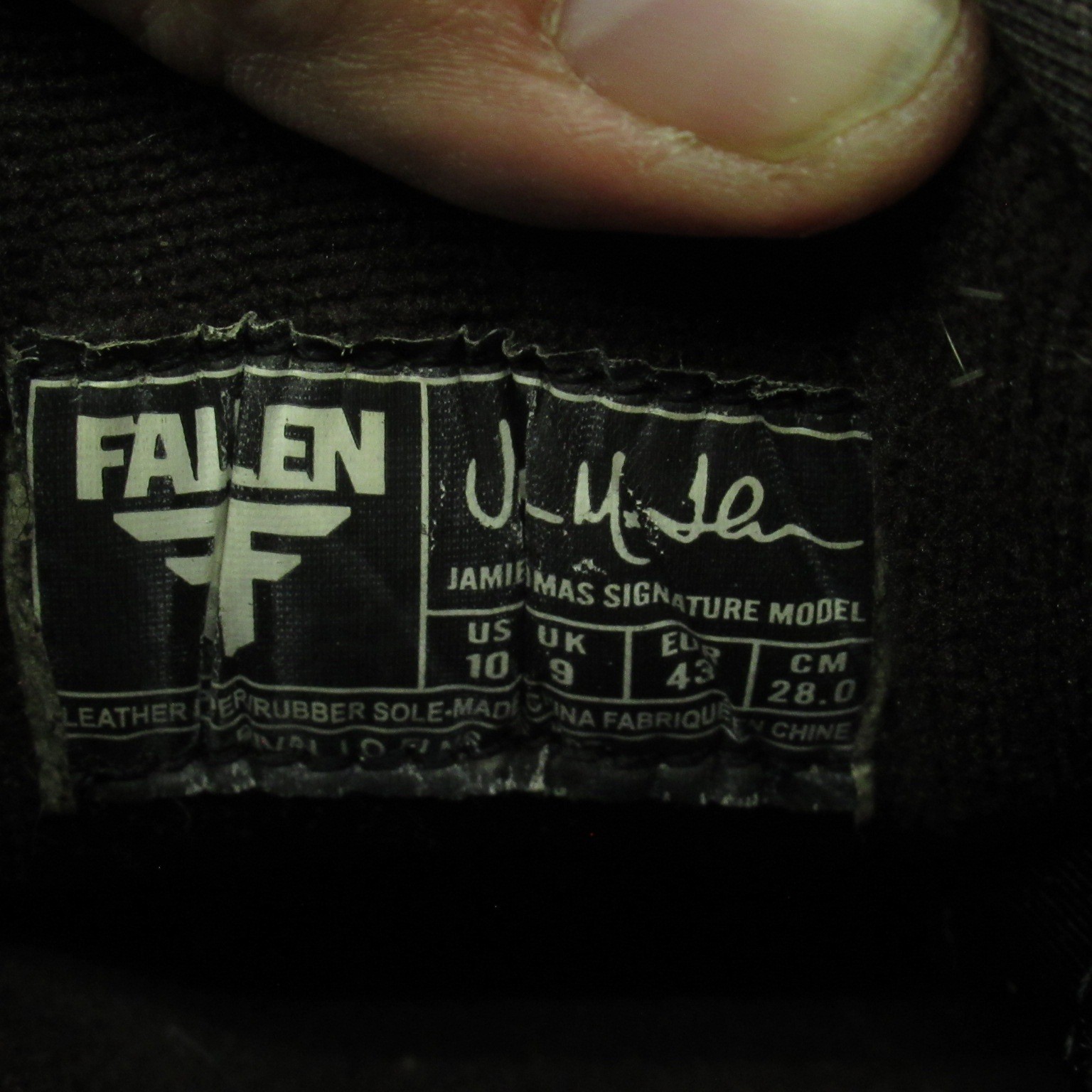 Fallen Skate Shoes Mens 10 Brown Chunky Heavyweight Jamie Thomas Pro Model