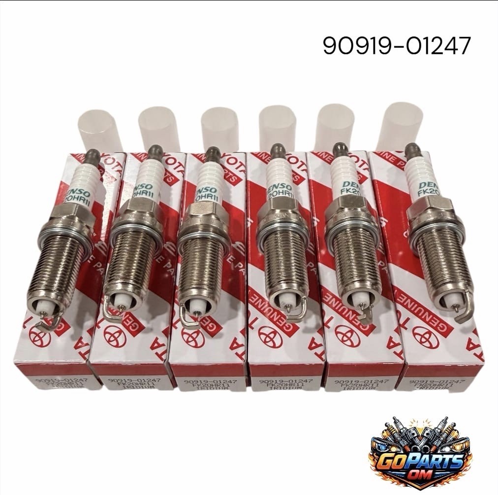 6Pcs OEM Denso Iridium Spark Plugs 90919-01247 FK20HR11 for Sienna Lexus ES350