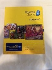Rosetta Stone Italian Level 1-5 Set Retail 1 User - Version 4