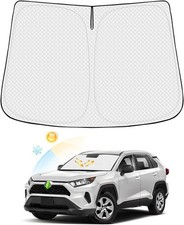 Windshield Sun Shade for 2019-2024 2025 RAV4 Accessories Thicken 6-Layer Fol