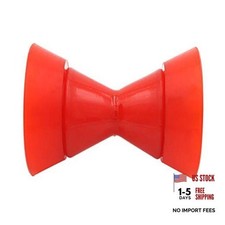 3" Boat Trailer Roller Assembly 1/2" Shaft Non Marking Polyurethane