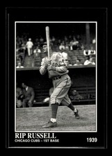 1993 Conlon Collection #727 Rip Russell (EX)(BAS)