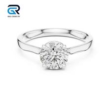 2ct Round Cut Lab-Grown Diamond Solitaire Eng...