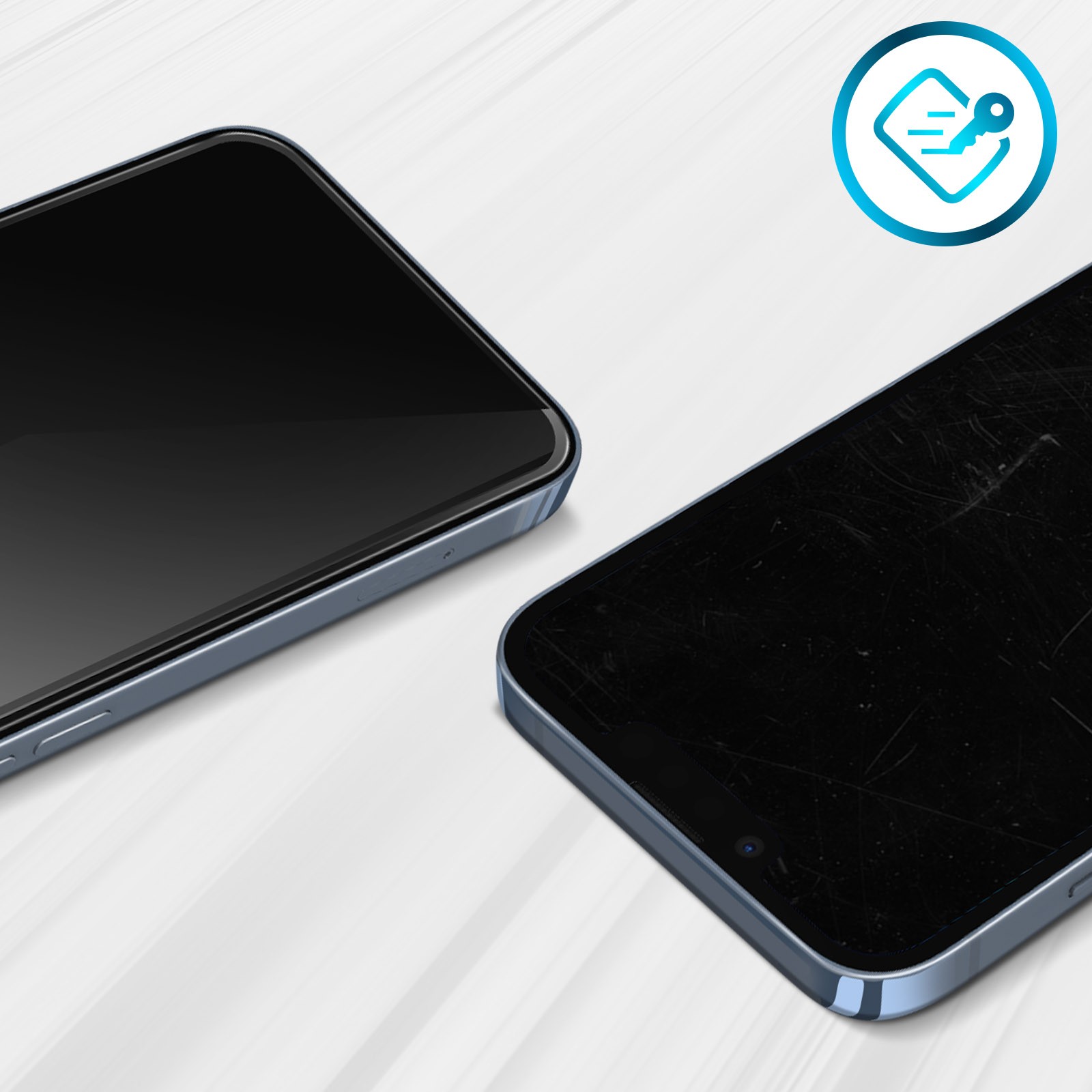 Verre trempé iPhone 13 Pro Max anti-espion 9H noir protection écran - 3