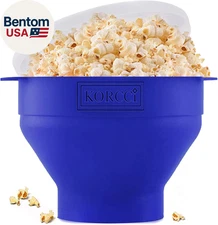 The Original  Microwaveable Silicone Popcorn Popper, Microwave Popcorn Popper, C
